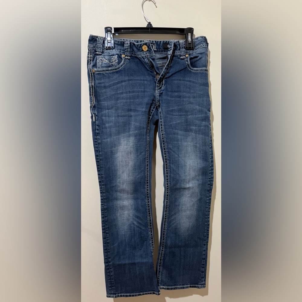 Rock & Roll Cowgirl Mid-Rise Bootcut Jeans | Size 29x32 | W1-4496